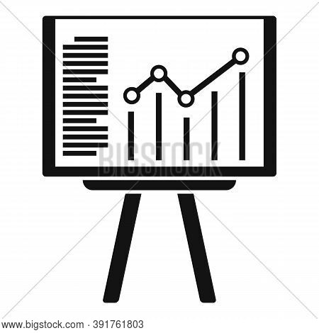 Internship Banner Graph Icon. Simple Illustration Of Internship Banner Graph Vector Icon For Web Des
