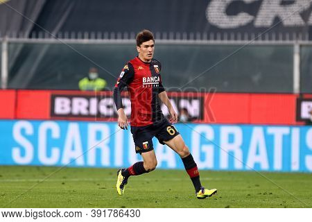 Genova, Italy. 24th October 2020. Eldor Shomurodov Of Genoa Cfc In Action During The Serie A Match B