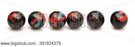 Chinese Massage Balls Isolated On White Background