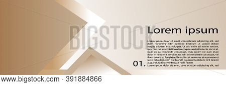 Abstract Vector Banner Design Template With Elegant Colors