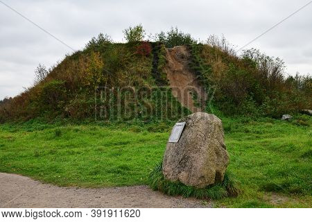 Burial Mound Of Legendary Oleg Of Novgorod On Volkhov River Near Staraya Ladoga Village The First Ca