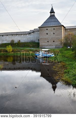 Ancient Historical Old Ladoga Fortress Or The Fortress Of Ladoga, Also Known As The Staroladozhskaya