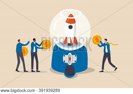 Fund Raising, Gather Money To Launch Project Or People Contribute Budget And Financial Support Conce
