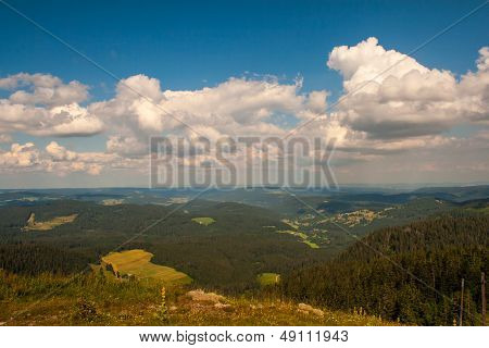 Paesaggio Feldberg Germania Foresta nera.