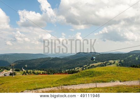 Paesaggio Feldberg Germania Foresta nera.