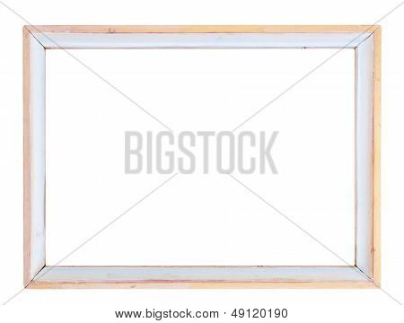White Painted Narow Picture Frame