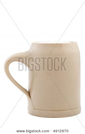 Beercup con birra isolato