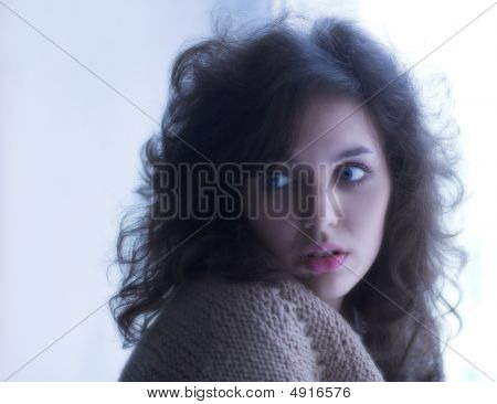 Portrait de jeune fille de charme