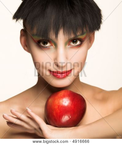 Portrait de jeune brune