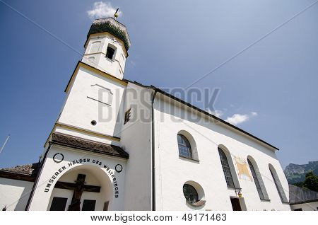 Church With Steeple In Tirol Austria