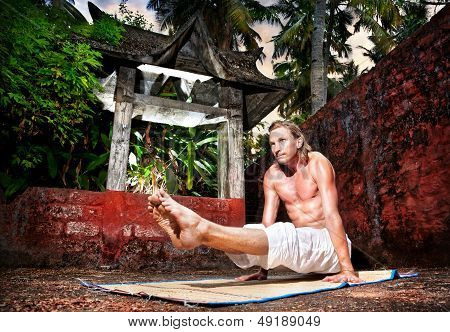 Yoga Near Temple