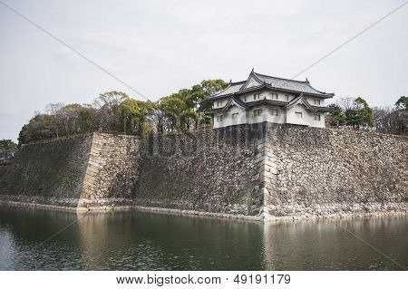 Osaka castle in japan