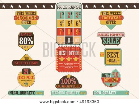Web elements - sales