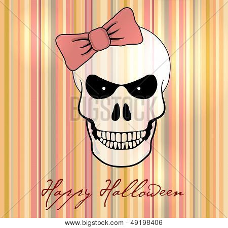 Halloween vector card / background.