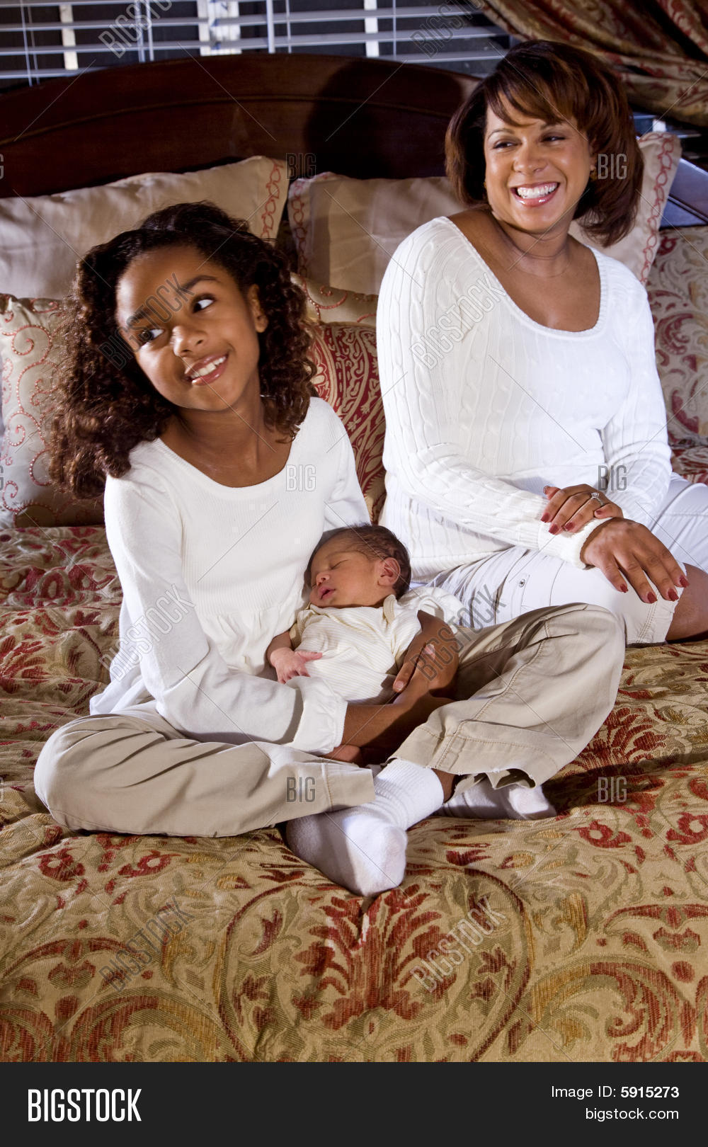 Mother Ten Year Old Daughter Image & Photo Bigstock