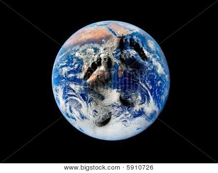 Footprint on the world
