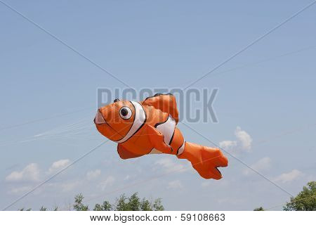 Orange And White Nemo Clownfish Kite