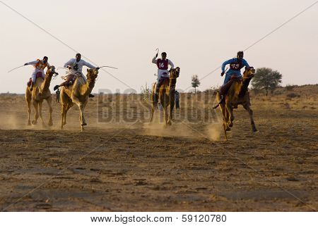 Camel Racing In Jaisalmer