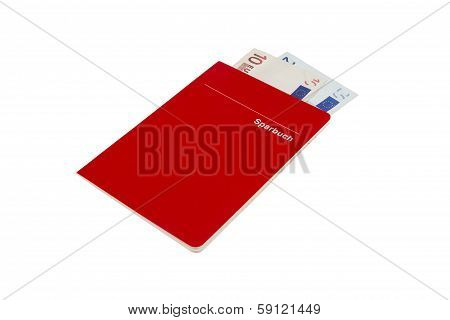 Sparbuch With Euro Mones