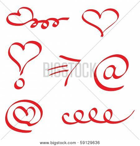 Hand Drawing Icon Set