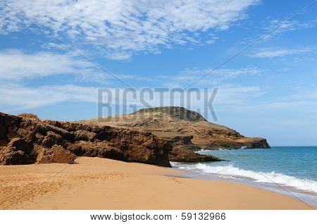 Colombia, Pilon De Azucar Beach In La Guajira