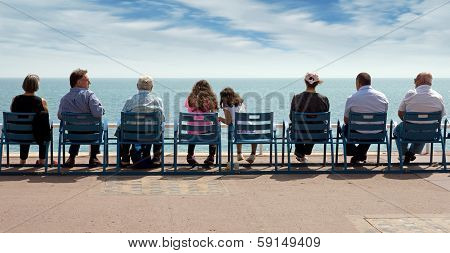 Nice - People Sit On Chairs