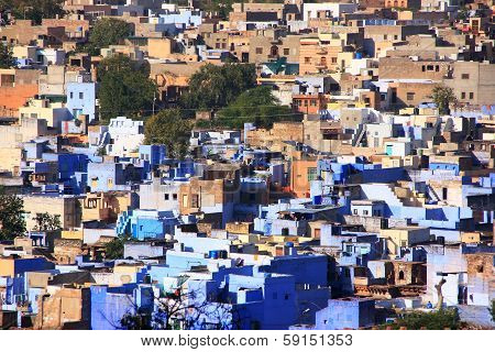 Jodhpur City Seen From Mehrangarh Fort, India