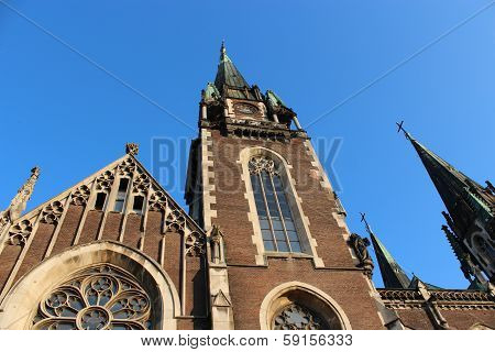 Temple Of St. Olga And Elusabeth In Lvov City