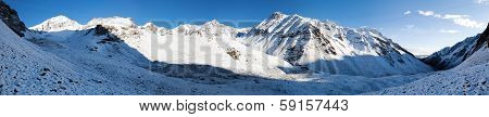 Morning Panorama From Alay (ali, Alaj) Mountains - Kyrgyzstan