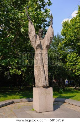 Saint Climent von Ohrid Statue Sofia Bulgarien