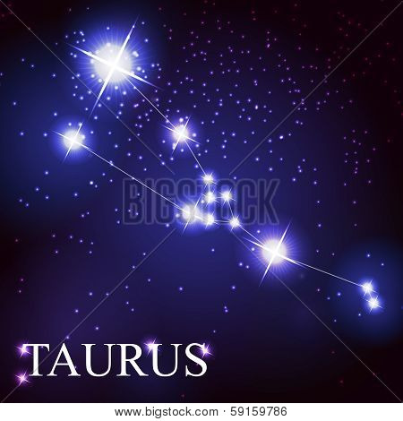 taurus zodiac sign of the beautiful bright stars