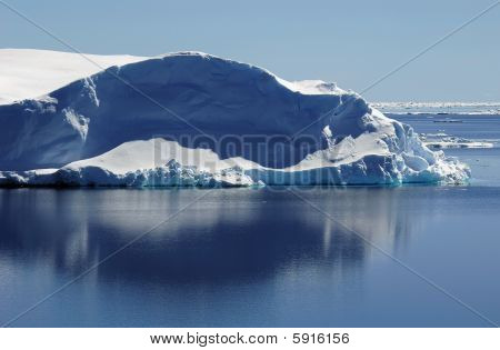 Iceberg em águas calmas
