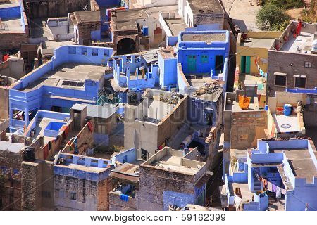 Jodhpur City Seen From Mehrangarh Fort, India