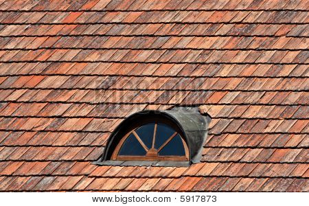 rotes Dach und windows