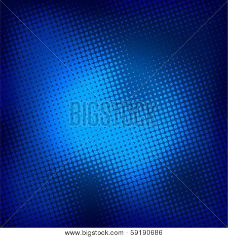 abstract blue halftone background design stock vector