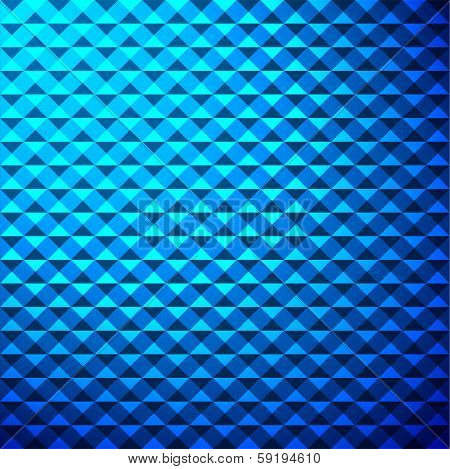 creative blue triangle pattern background stock vector