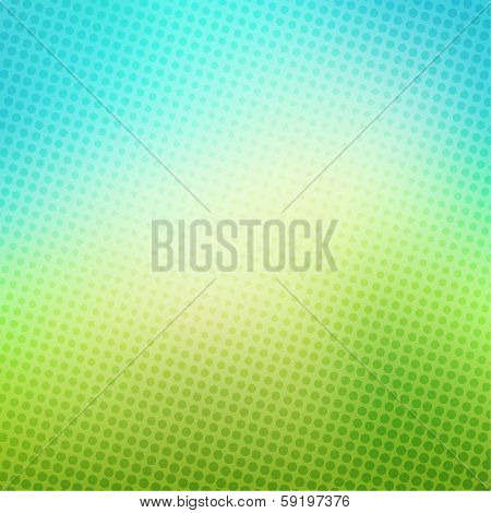 creative halftone in green blue background vector