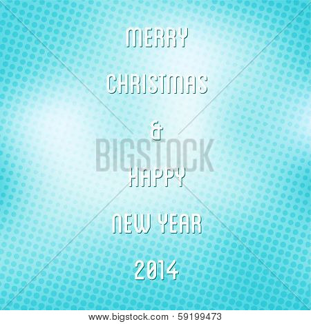happy new year and merry christmas background vector