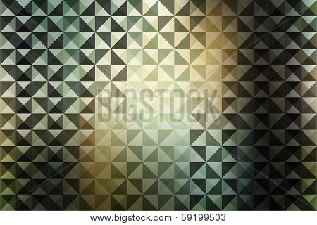 creative retro triangle pattern background vector