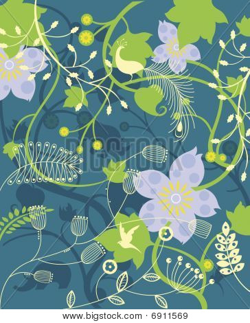 Florales Muster