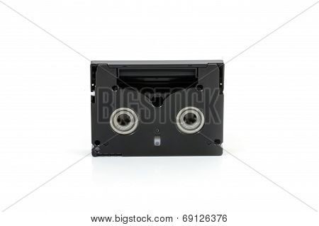 Mini Dv Cassettes Isolated On White Background