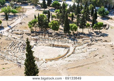 Theatre Of Dionysus On Acropolis Hill, Athens