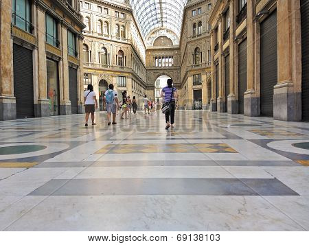 Interior Of Umberto The Ist Gallery, Naples