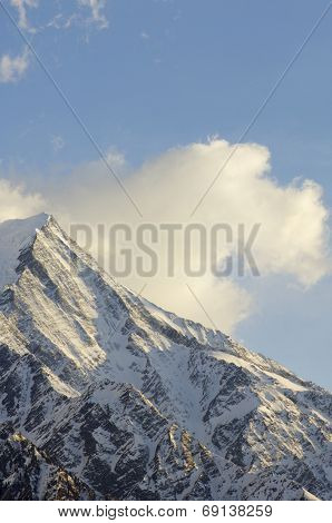 view of Aiguille du Gouter, 3863 m., Chamonix, Alps, France