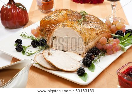 Roasted Turkey Breast - Rosemary-basil Rub