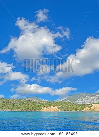 Clouds Over Cala Gonone Shore