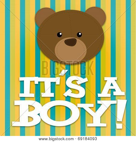 Card for baby boy