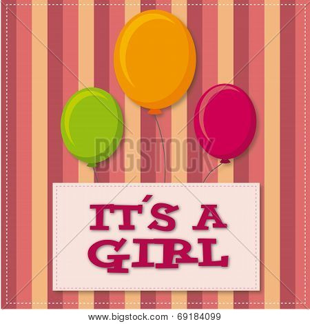 Card for baby girl