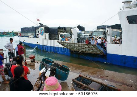 Thanh Thoi Ferry Boat, Ha Tien, Phu Quoc