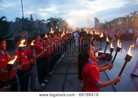 Torch In Ceremony